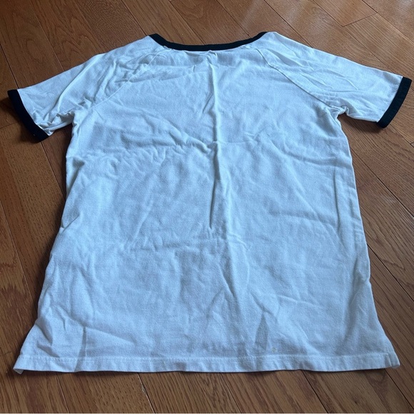 old navy XL 14 kids White T-Shirt with Colorful Stripes optimist cute summer - Picture 6 of 6